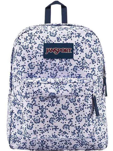 blue flower backpacks.